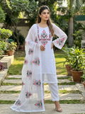 Elegant Chiffon 3 Piece Stitched Suit for Women | Pakistani Indian Dress | Dubai UAE